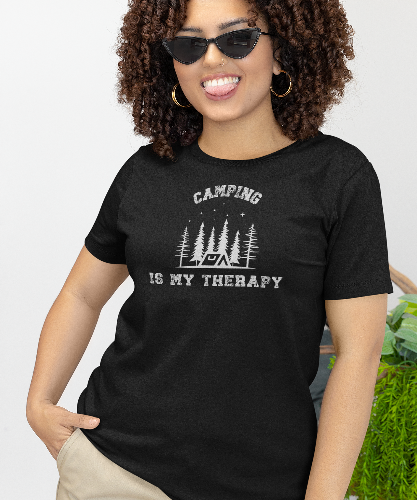 White - Find Healing and Comfort in Our Camping is My Therapy Shirt