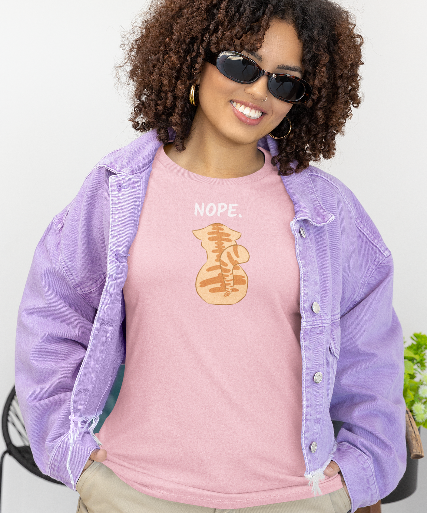 Nope Shirt for Cat Lovers