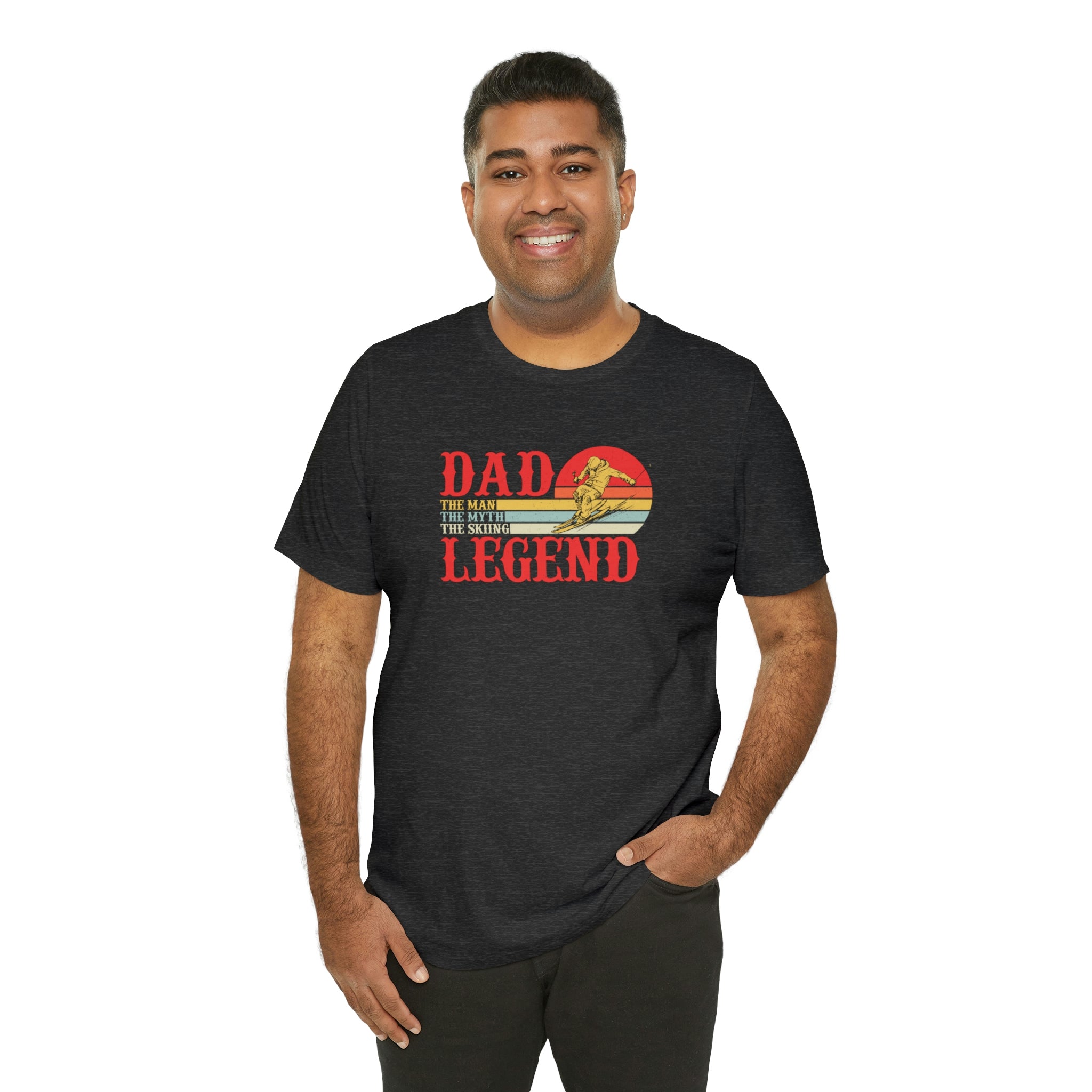 Dad, The Man, The Myth, The Skiing Legend Shirt: Retro Father's Day Gift