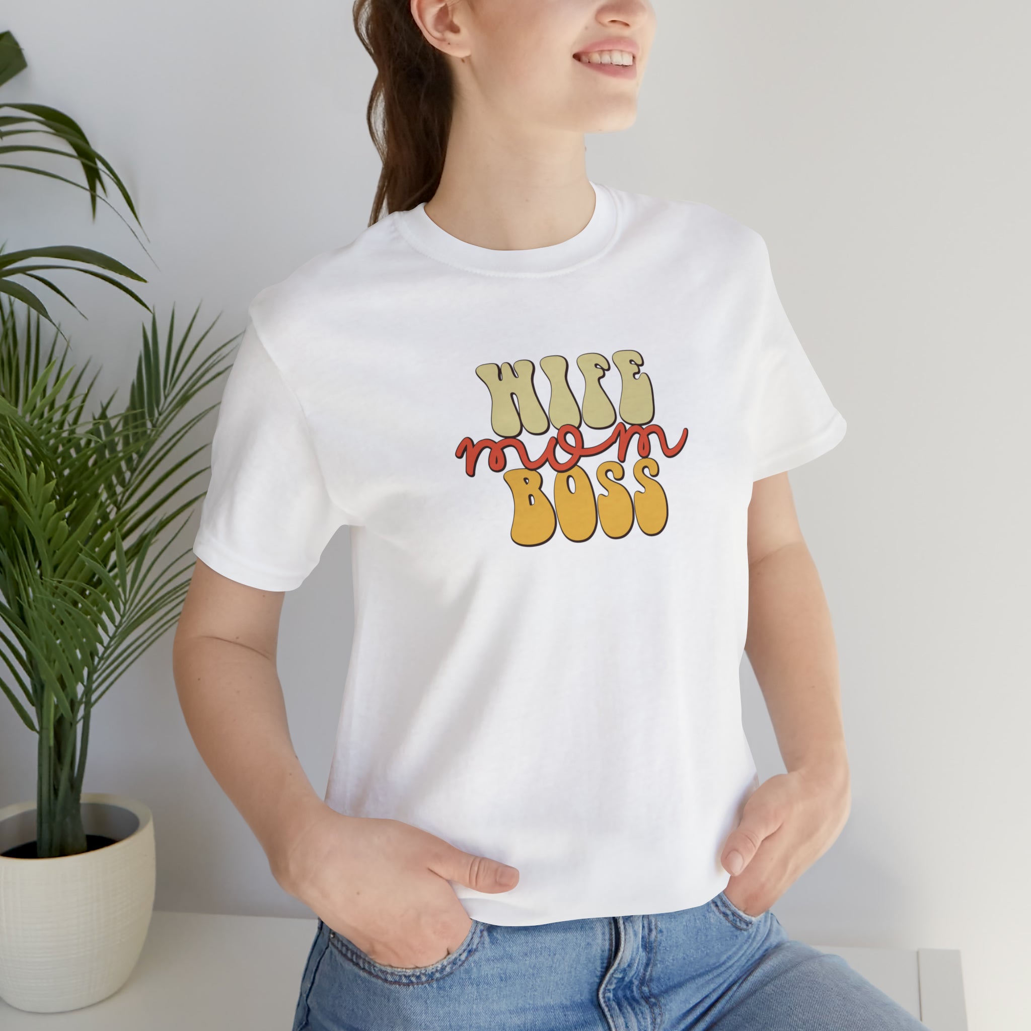 Empowering Wife Mom Boss Shirt for Super Moms